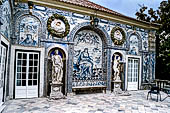 Lisbona, Palacio Frontiera - i pannelli di azulejos della Galeria das Artes. 